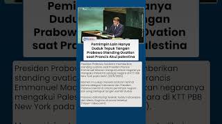 Detik-detik Prabowo Standing Ovation Prancis Akui Palestina, Pemimpin Lain Hanya Duduk Tepuk Tangan