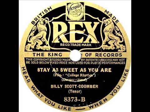 Billy Scott-Coomber - Stay As Sweet As You Are