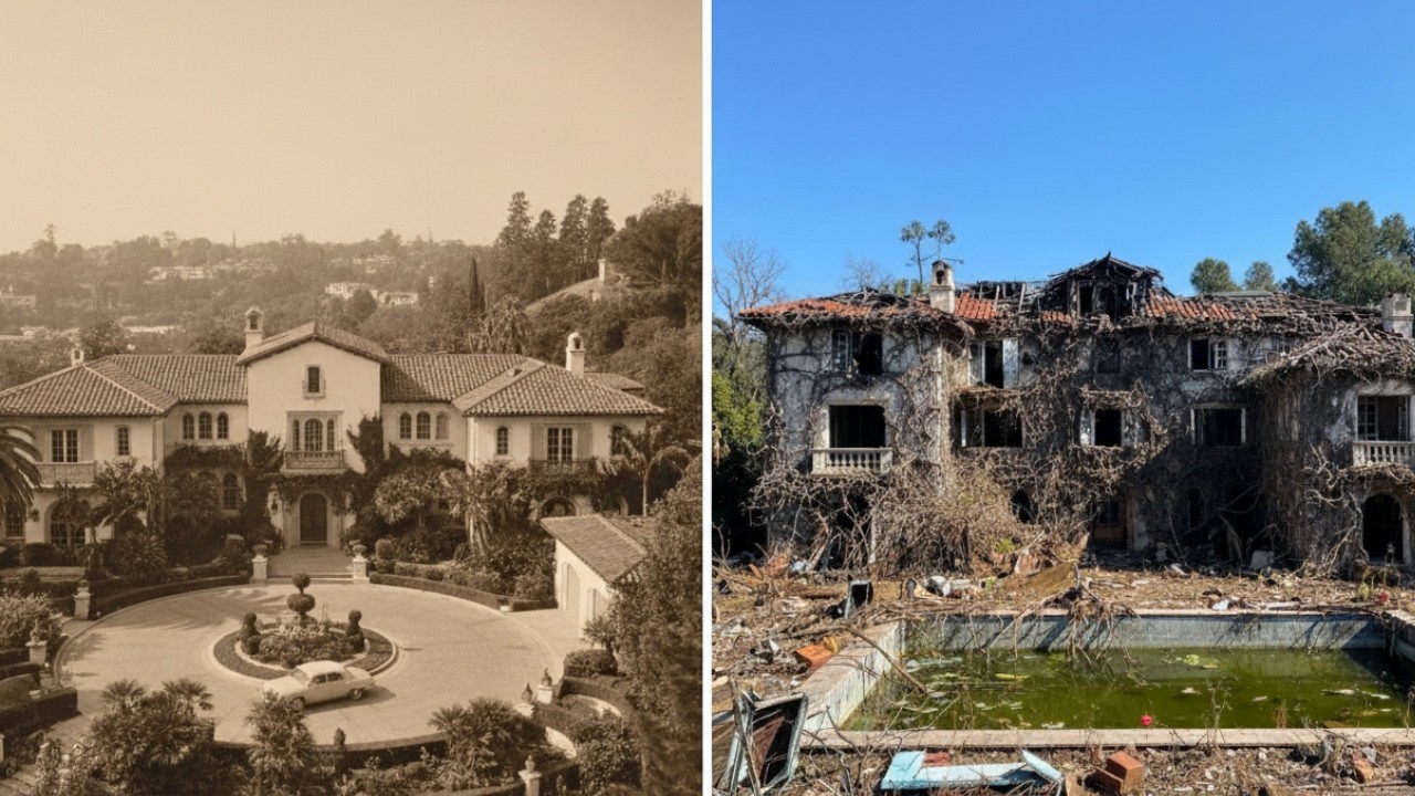 THEN and NOW Luxury Homes of Celebrities That Became Ruins