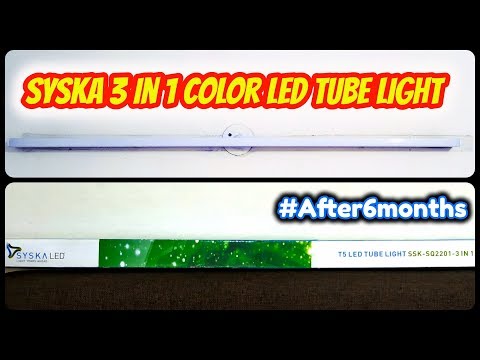 Syska 3 in 1 color led tube light review