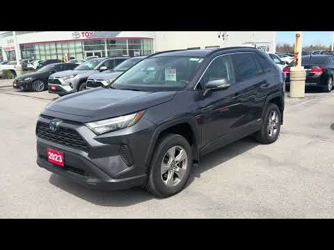 2023 Toyota RAV4 Hybrid XLE AWD in Gray for sale at Stouffville Toyota in Whitchurch-Stouffville, ON