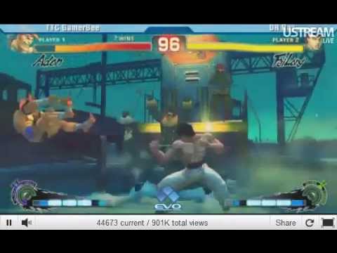 EVO 2011 - SSF4 AE - Gamerbee (Adon) vs. DR Ray (Fei Long)