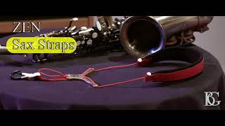 BG Cordon Zen pour saxo - Mousqueton métal - Rouge - Video