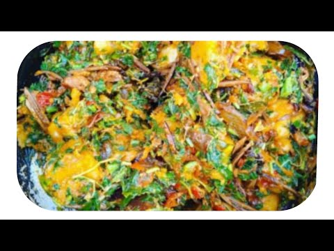 How to cook yam porridge // Delicious vegetable yam porridge // Nigeria yam portage recipe