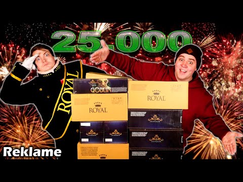 Skyder 25.000 Kr. Fyrværkeri Af På Én Gang!