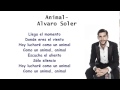 Álvaro Soler - Animal Letra