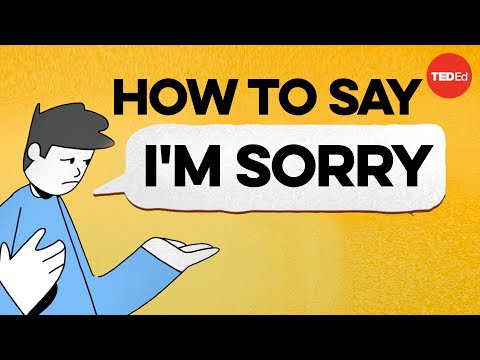 YouTube video about Why is it important to apologize?