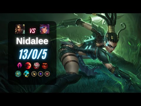 Nidalee Jungle vs Lillia - EUW LoL Challenger 13.19
