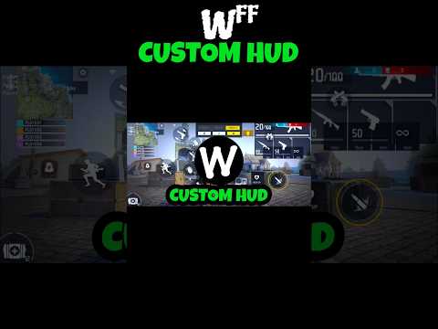 WHITE FF SECRET CUSTOM HUD SETTING 😱 | FREE FIRE