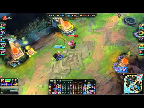 Dopa(Zed) outplaying  Faker(LeBlanc) 1v1