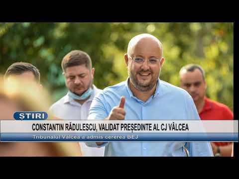 CONSTANTIN RADULESCU, VALIDAT PRESEDINTE AL CJ VALCEA