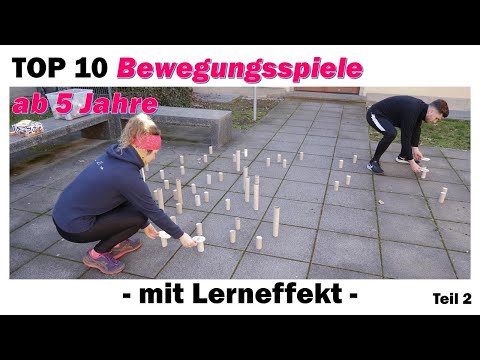 TOP 10 - Movement games for children ages 5 and up, with a high learning factor - and of course a...