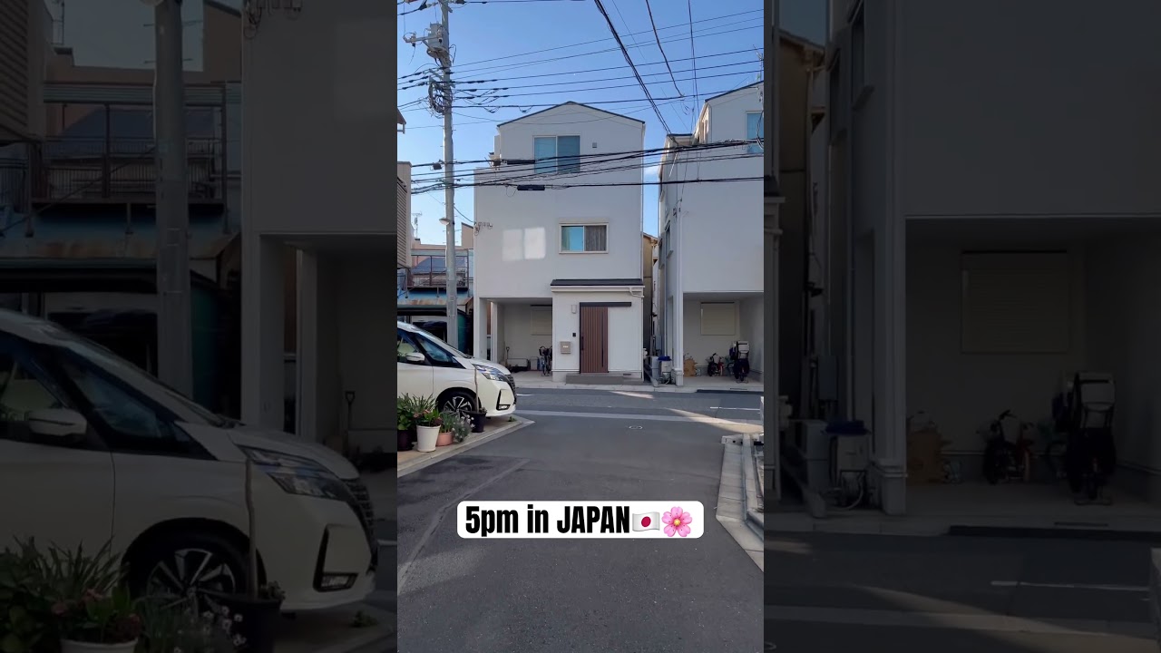 5pm in JAPAN🇯🇵🌸 #japan