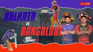 KKR vs RCB - Kolkata Knight Riders vs Royal Challengers Bangalore  - IPL 16  Real Cricket 22 Match