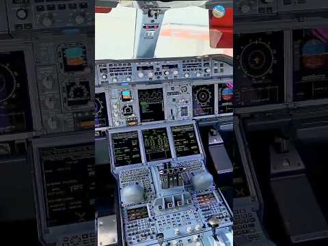 Cockpit of The Airbus A380, The World’s Largest Passenger Aircraft #airbusa380 #cockpitview