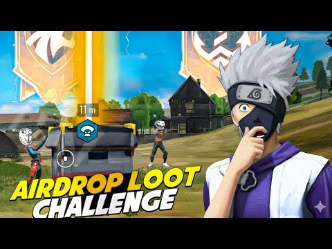 Only Airdrop Loot Challenge In Free Fire 🔥