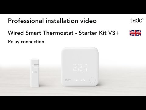 tado° Professional installation video - Wired Smart Thermostat - Relay