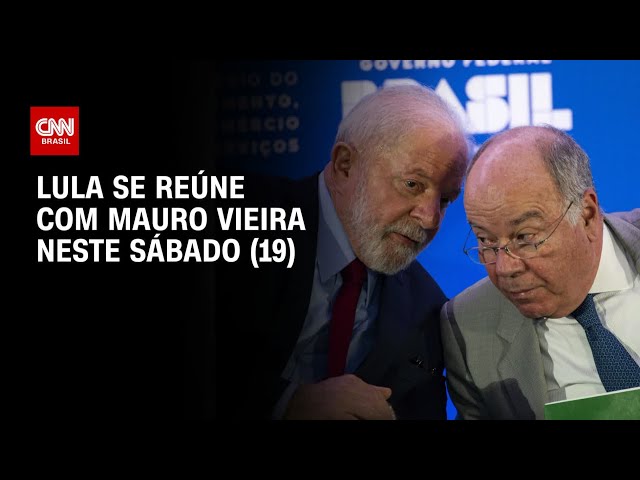 Em meio a sanções dos EUA, Lula se reúne com Mauro Vieira | AGORA CNN