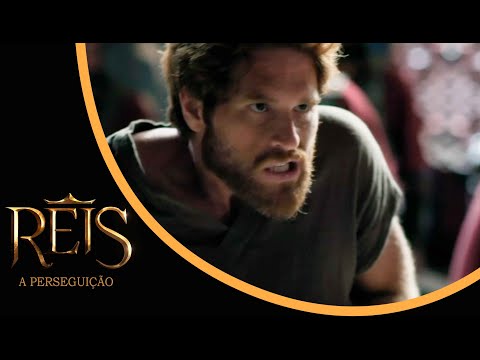 NOVELA REIS: Davi finge estar louco na presença de Áquis