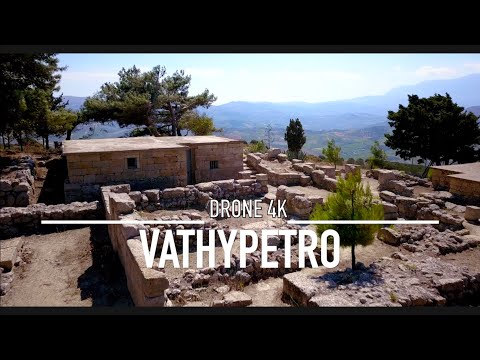 VATHYPETRO Βαθύπετρο 4K Drone | World's Oldest Wine Press CRETE Vathipetro