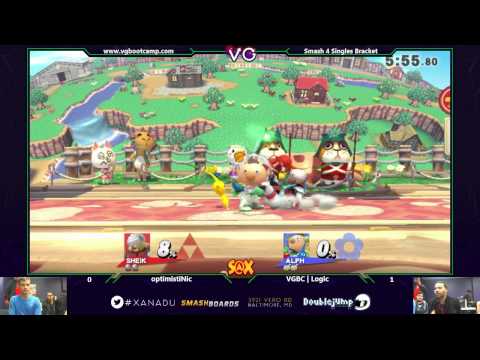S@X - Logic (Diddy/Olimar) Vs. OptimisNic (Captain Falcon/Sheik) SSB4 Bracket - Smash 4