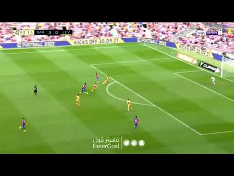 Ansu Fati return goal vs Levante