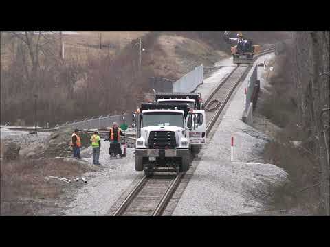 Abandoned siding connections rebuilt - 2/16/2023
