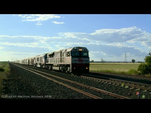 Mile Long SCT PM9 Freight Train (19/11/2017) - PoathTV Australian Railway Videos