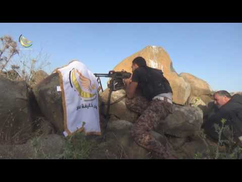 اشتباكات بين مقاتلي الخليفة عمر و تنظيم داعش في محيط بلدة عين ذكر في ريف درعا الغربي