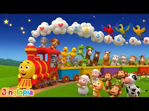 Learn to Count 1 to 10 |  Choo Choo Train Numbers Song | Fun Counting Rhyme for Toddlers