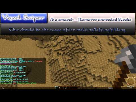 Lord_Bones - Minecraft: Creating Terrain using VoxelSniper and WorldEdit