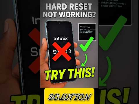 Infinix Smart 8 Hard Reset FIX – Secret Button Combo! #tech #infinix #factoryreset