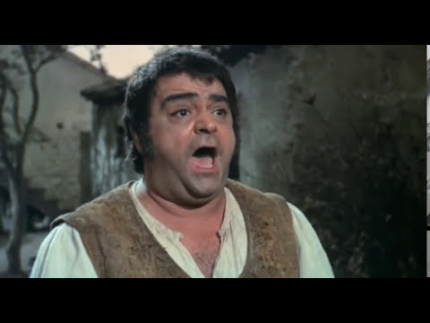 Iconic pose of Don Quixote and Sancho suggesting the finale of Man of La Mancha