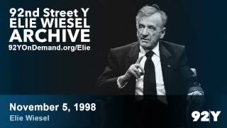 Elie Wiesel: Non-Jews in the Bible | 92nd Street Y Elie Wiesel Archive