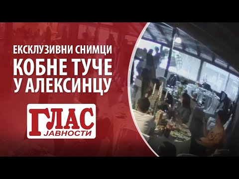 EKSKLUZIVNI SNIMCI KOBNE TUČE U ALEKSINCU