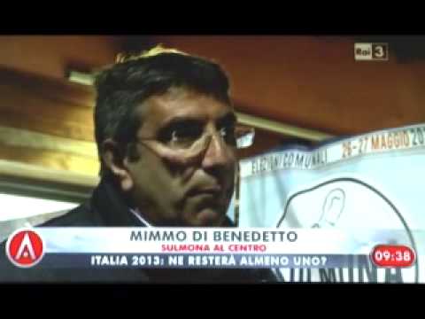 ONDA TG 31.05.2013 - SERVIZIO AGORà SU CASO ELEZIONI SULMONA