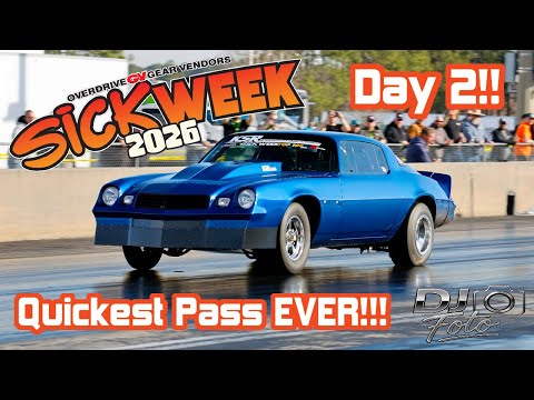 Sick Week Day 2!! Our Quickest Pass EVER on 8.5" Tires, Then I BROKE it.....UGH!!