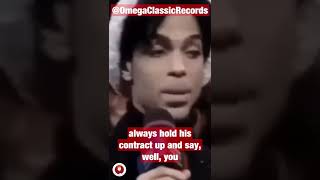 Prince EXPOSES Why He Performed With The Word ‘Slave’ On His Face #shorts