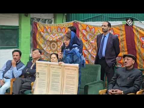 PDP president Mehbooba Mufti accuses the BJP-led government of relying on r...