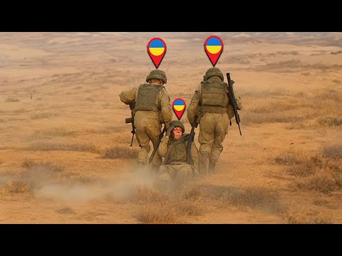 Ukrainians panic when confronted with Russian soldiers! Brutal GoPro Battle Footage