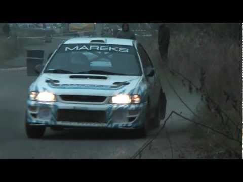 Sutor / Langner - Subaru Impreza - Rallysprint Wiśniowa 23.10.2011 [HD]