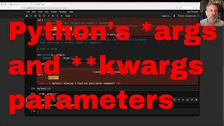 *args and **kwargs — what are they, and how are they different?