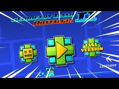 Geometry Dash Nostalgia (ALL LEVELS 1-3 + ALL COINS) | Geometry Dash Fangame
