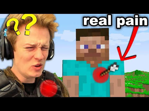 Fooling My Friend with a Real Life Pain Mod on Minecraft...