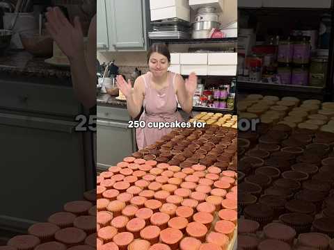 The most cupcakes I’ve ever made!!
