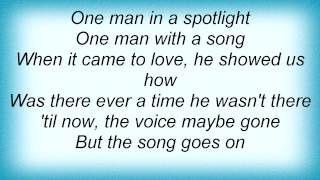Barry Manilow - One Man In A Spotlight Lyrics_1