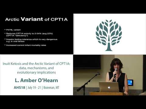 AHS18 L. Amber O'Hearn - Inuit Ketosis and the Arctic Variant of CPT1A: