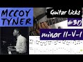 #30 MCCOY TYNER min II-V-I (Sheet music + Tabs)