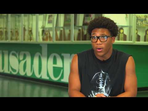 Devan Barrett - Tampa Catholic Running Back - Highlights/Interview