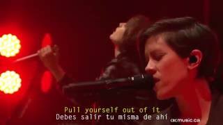 Tegan and Sara - Shock To Your System Live (Subtitulado Inglés - Español)
